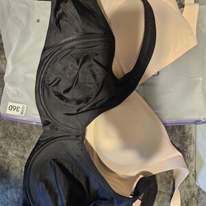 Stylish Black and Cream Women's Bra